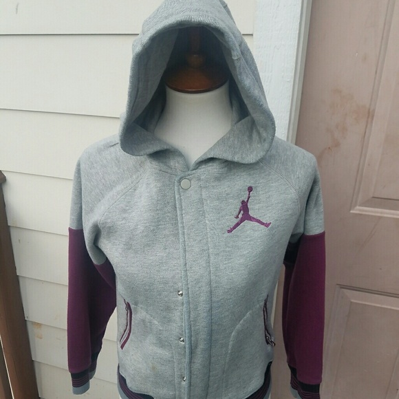 gray jordan jacket